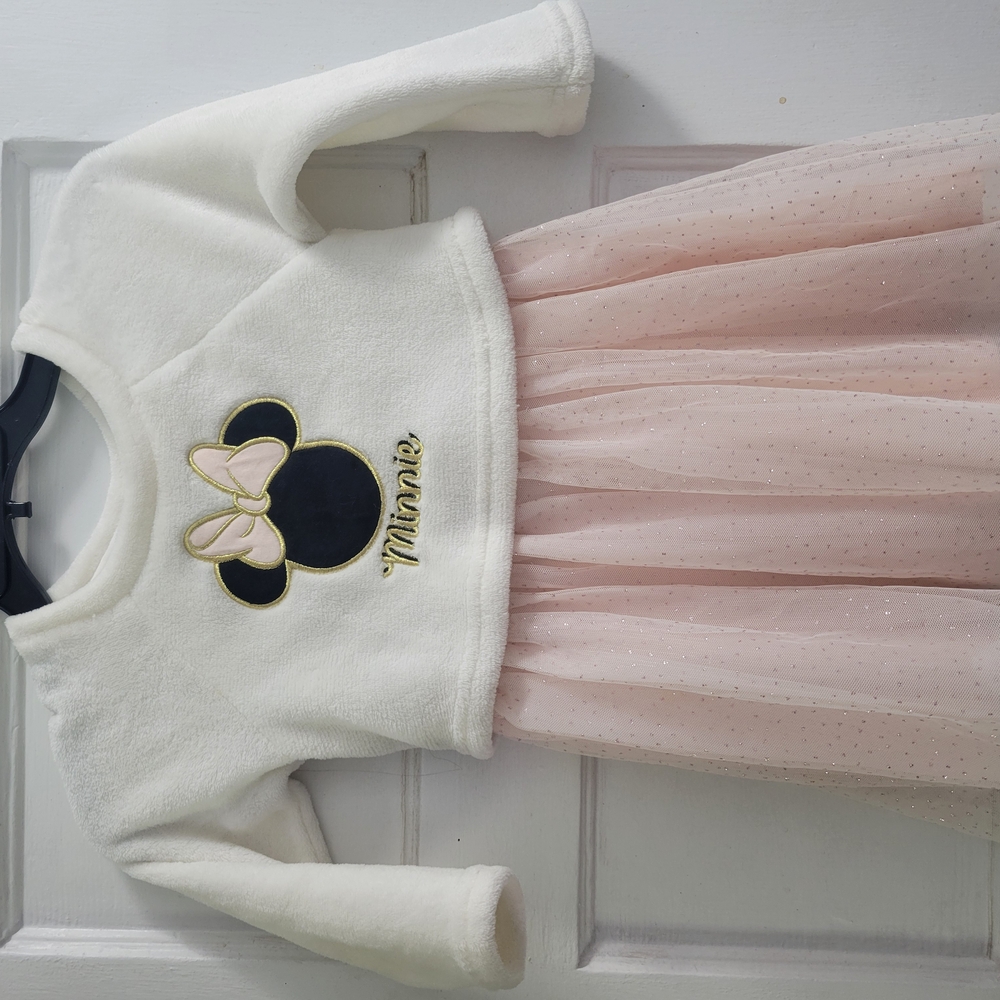 Disney Minnie Mouse Dress - White and Pink